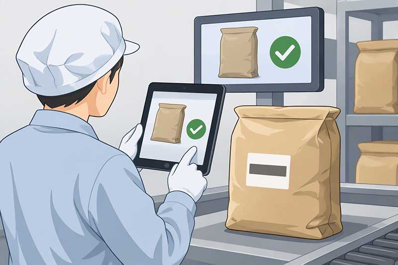 原料取り違え防止対策