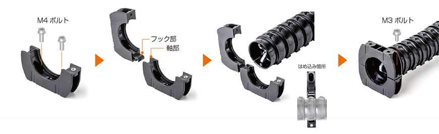 サイルベア・フレックス ブラケットの固定方法