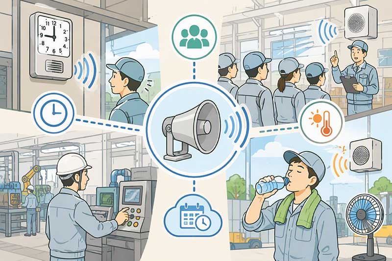 工場向け音声アナウンス活用ガイド