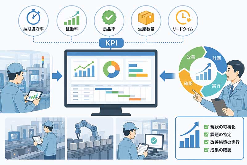 生産進捗管理のKPIとは